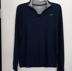 Vineyard Vines XL (18) kids Navy long sleeve Jersey pullover